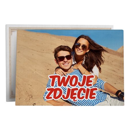 Obraz na płótnie canvas - z Twoim zdjęciem 30 x 40cm.