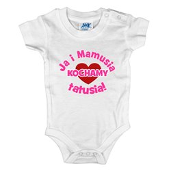 Body dla maluszka "Ja i mamusia kochamy tatusia"- świetny prezent z okazji Dnia Ojca. 2