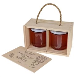 Pudełko drewniane na herbatkę z grawerem - Jak herbatka to tylko u Babci.