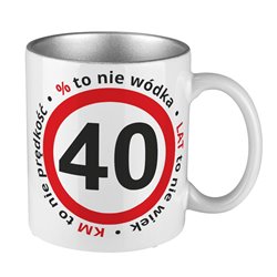 Kubek z perłowym środkiem specjalnie na urodziny- podaj wiek.