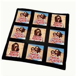 Pluszowa, miękka poduszka z Twoimi 9 zdjęciami.