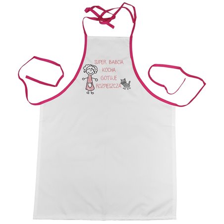 Fartuch (fartuszek) kuchenny "Super Babcia".