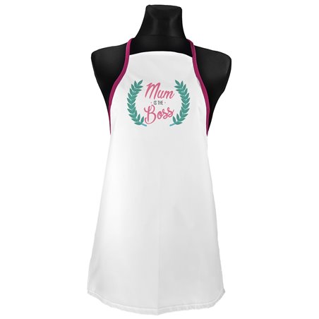 Fartuch (fartuszek) kuchenny "Mum is the boss".