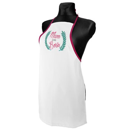 Fartuch (fartuszek) kuchenny "Mum is the boss".