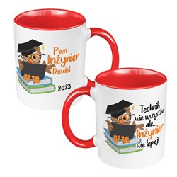 🎓☕ Kubek dla Inżyniera – "Technik wie wszystko ale...... 2