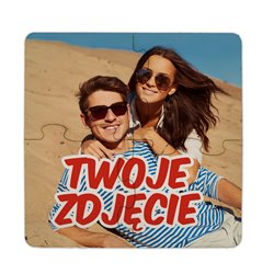 Foto puzzle (4 x podkładka pod kubek) ze zdjęciem 19 cm x 19 cm (4 el.).