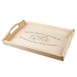 Taca z grawerem specjalnie dla Babci i Dziadka. 2