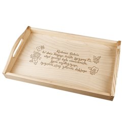 Taca z grawerem specjalnie dla Babci.