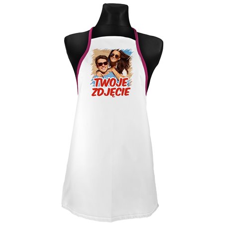 Fartuch (fartuszek) kuchenny z Twoim zdjęciem, tekstem, grafiką.