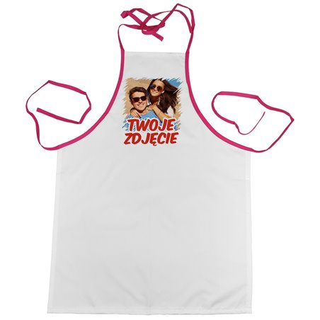 Fartuch (fartuszek) kuchenny z Twoim zdjęciem, tekstem, grafiką.