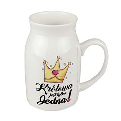 Kubek dzbanek dla niej "Królowa jest tylko jedna".