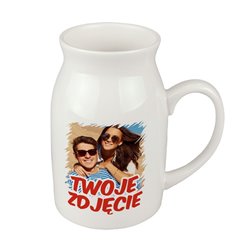 Kubek dzbanek z Twoim zdjęciem, grafiką lub tekstem.