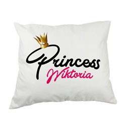Duża poduszka dla dziewczynki "Princess" - 60 x 50cm.