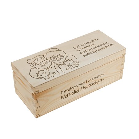 Herbaciarka dla najlepszej babci na świecie- ze śmiesznym tekstem.