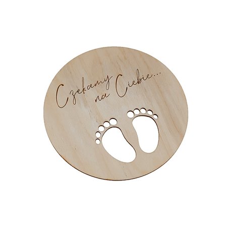 Tabliczka do sesji zdjęciowych- Czekamy na Ciebie.