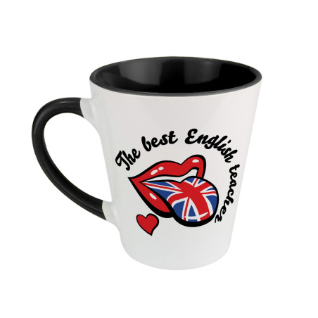 Kubek latte "The best English teacher"- prezent z okazji Dnia Nauczyciela.
