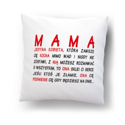 Poduszka z mikrofibry  "MAMA".