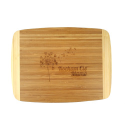 Deska do krojenia, bambusowa FLORINA BORDO - z grawerem... 2