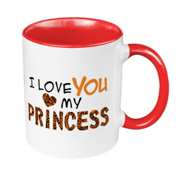Kubek 330 ml kolorowy "I love You My Princess".