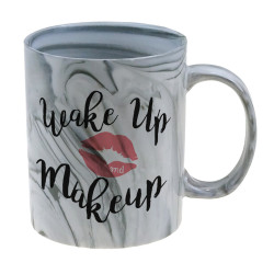 Kubek marmurek specjalnie dla niej- Wake Up Make Up-...