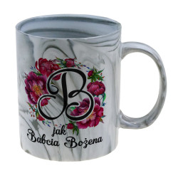 Kubek marmurek specjalnie dla babci- B jak Babcia- różne...