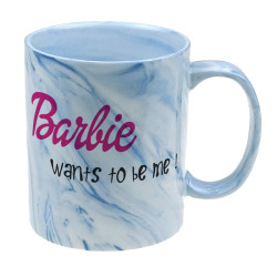 Kubek marmurek specjalnie dla niej- Barbie wants to be...