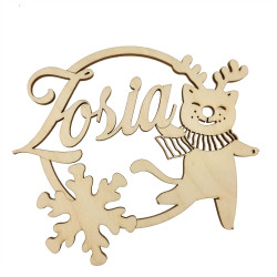 Eko bombki na choinkę z imieniem - różne wzory. 2