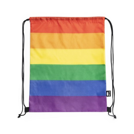 Tęczowy worko-plecak LGBT.