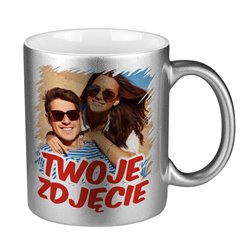 Kubek perłowy z Twoim zdjęciem, grafiką lub tekstem.