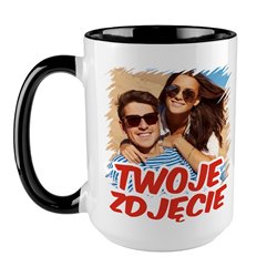 Kubek XXL (450ml) z Twoim zdjęciem, grafiką lub tekstem.
