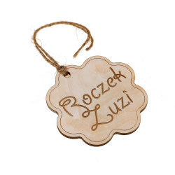 Brelok, zawieszka do prezentu grawerowany "Chmurka...