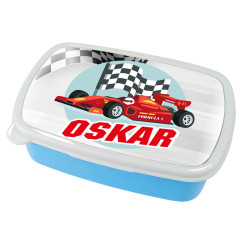 Pudełko na kanapki - śniadaniówka "Formuła 1" z imieniem...