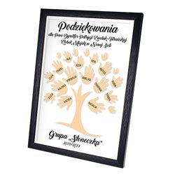 Podziękowania dla nauczyciela - drzewko.