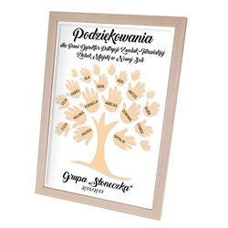 Podziękowania dla nauczyciela - drzewko. 2