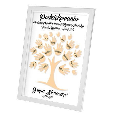 Podziękowania dla nauczyciela - drzewko.