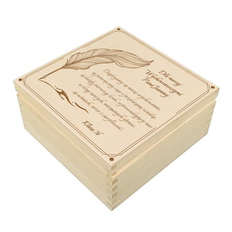 Herbaciarka dla wychowawczyni - podziękowanie na dzień nauczyciela.