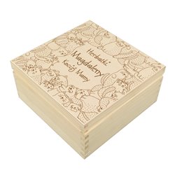 Zabawna herbaciarka z grawerem specjalnie dla mamy, która lubi koty.