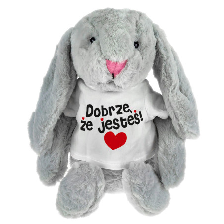 Królik "Dobrze, że jesteś" - maskotka ok. 39 cm.