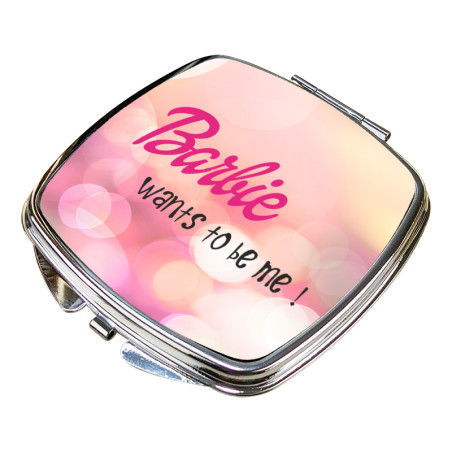 Lusterko "Barbie want to be me" - różne kształty.