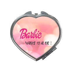 Lusterko "Barbie want to be me" - różne kształty. 2