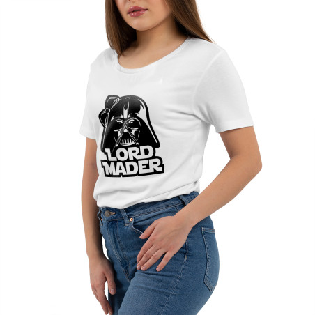 Koszulka damska specjalnie dla mamy z napisem "Lord mader" dla miłośniczek Gwiezdnych Wojen.