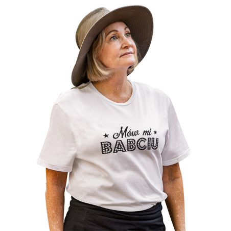 Koszulka damska specjalnie dla babci z napisem "Mów mi Babciu".