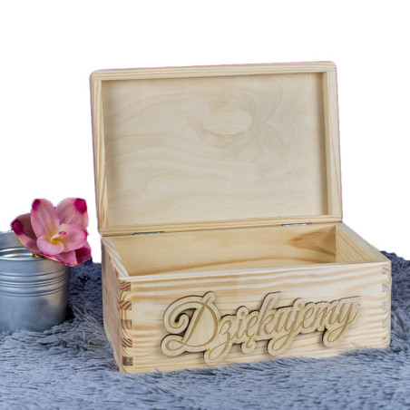 Pudełko pamiątkowe ślubne dla pary młodej- piękne opakowanie na prezent.