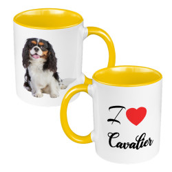 Kubek 330 ml kolorowy z grafiką dla miłośników psów rasy...