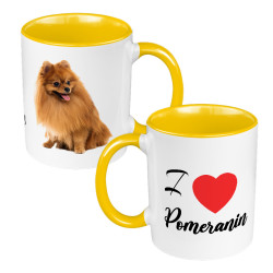 Kubek 330 ml kolorowy z grafiką dla miłośników psów rasy...