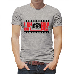 Koszulka dla fotografa z napisem - I shoot people wzór 3. 2