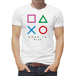 Koszulka dla gracza z napisem - Born to play.