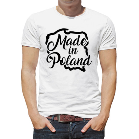Koszulka unisex z napisem "Made in Poland".