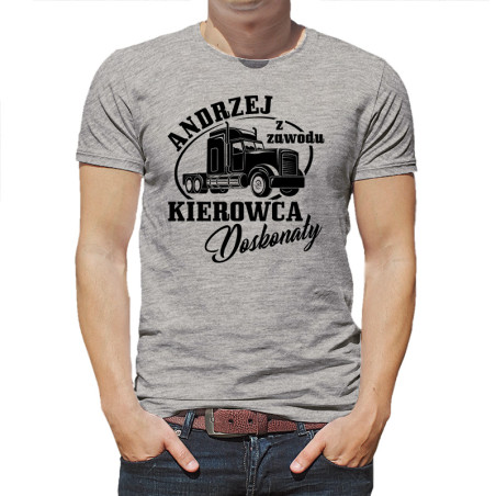 Koszulka dla kierowcy tirów "Kierowca doskonały"- podaj imię.
