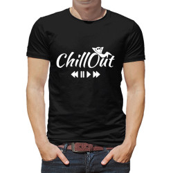 Śmieszna koszulka z napisem "Chillout".